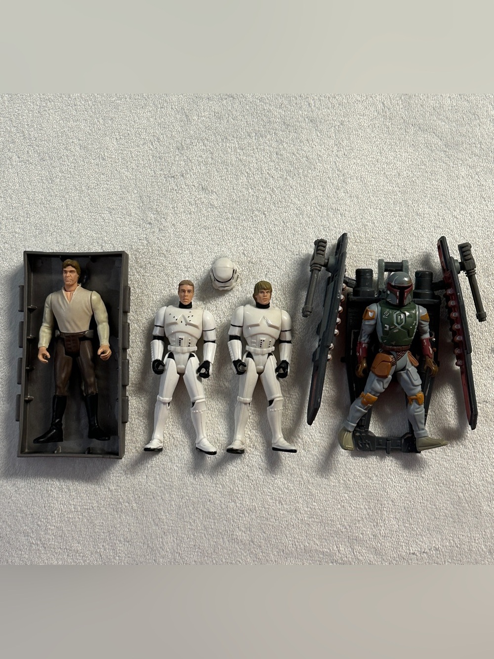 STAR WARS 1996 4pc vintage "power of the force" character action figures